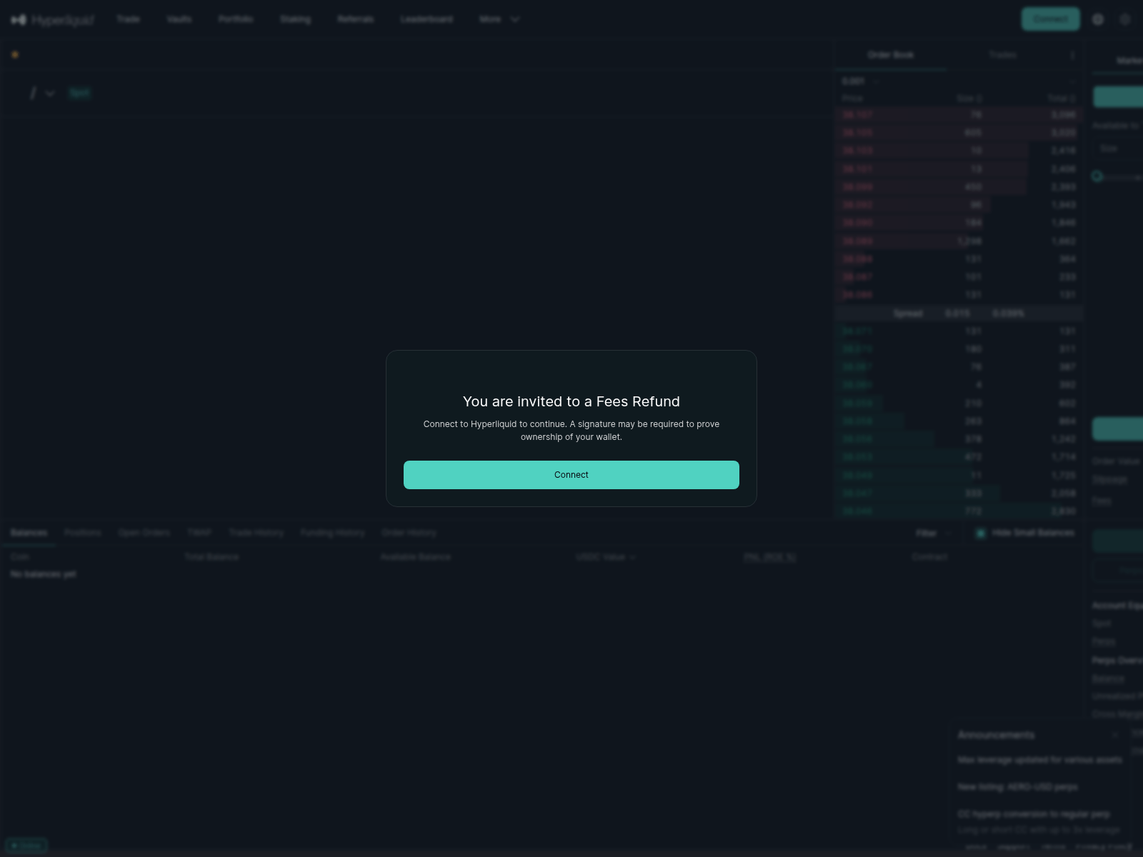 Screenshot of app.hypertiquid.xyz