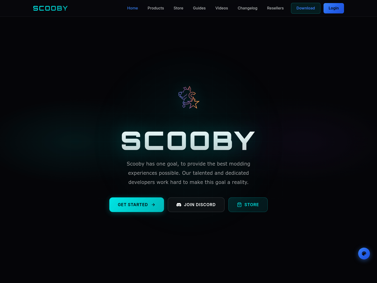 Screenshot of scoobymenu.xyz