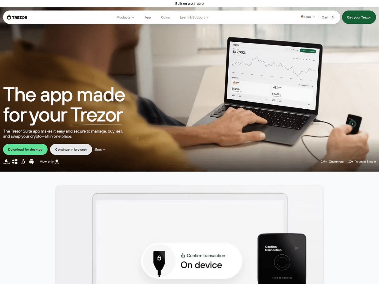 Screenshot of connect-started-io.wixstudio.com