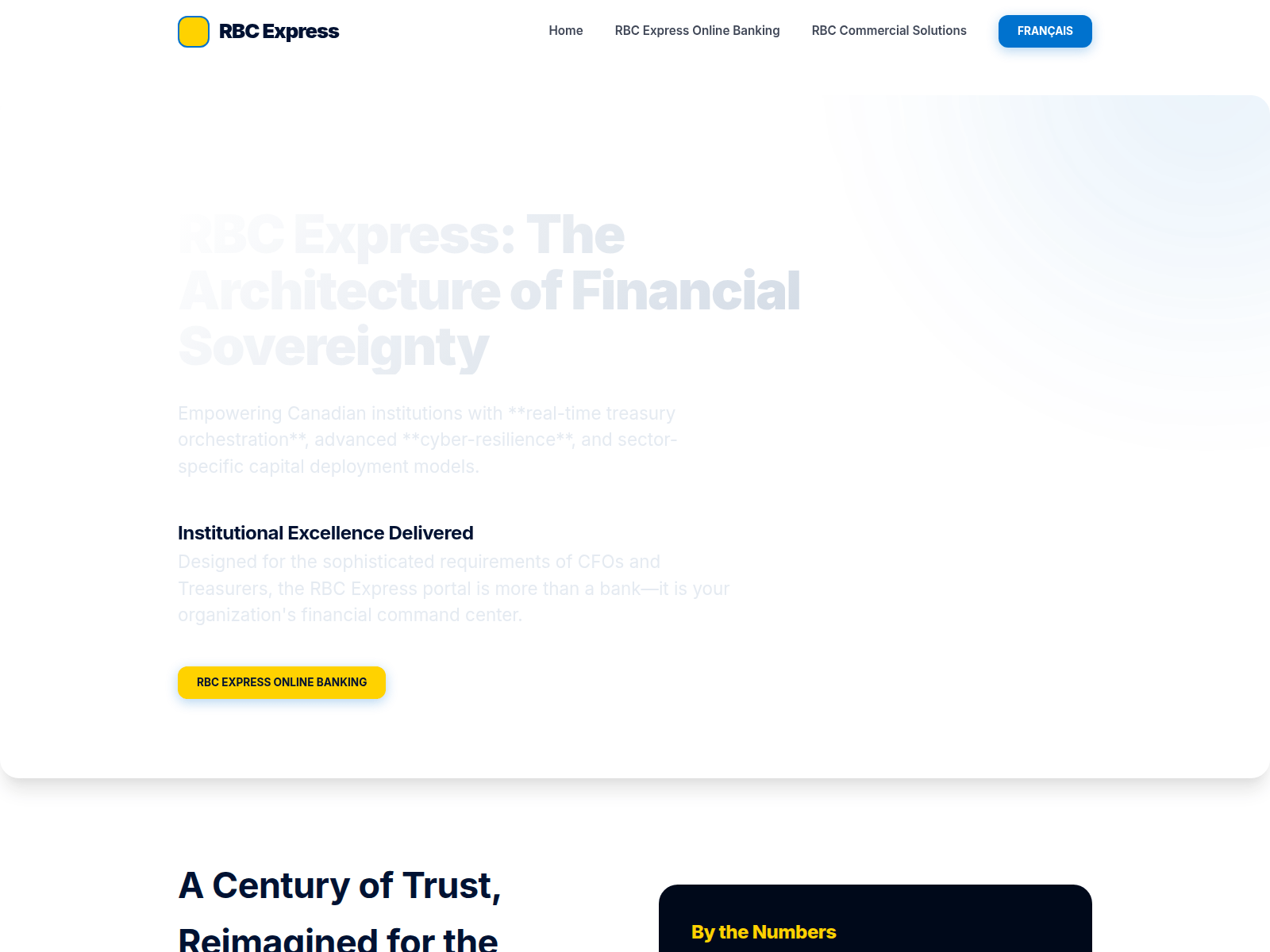 Screenshot of rbcexpress.co.com