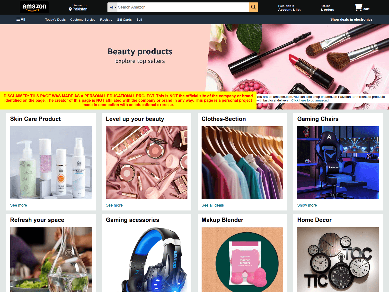 Screenshot of samantarique.github.io