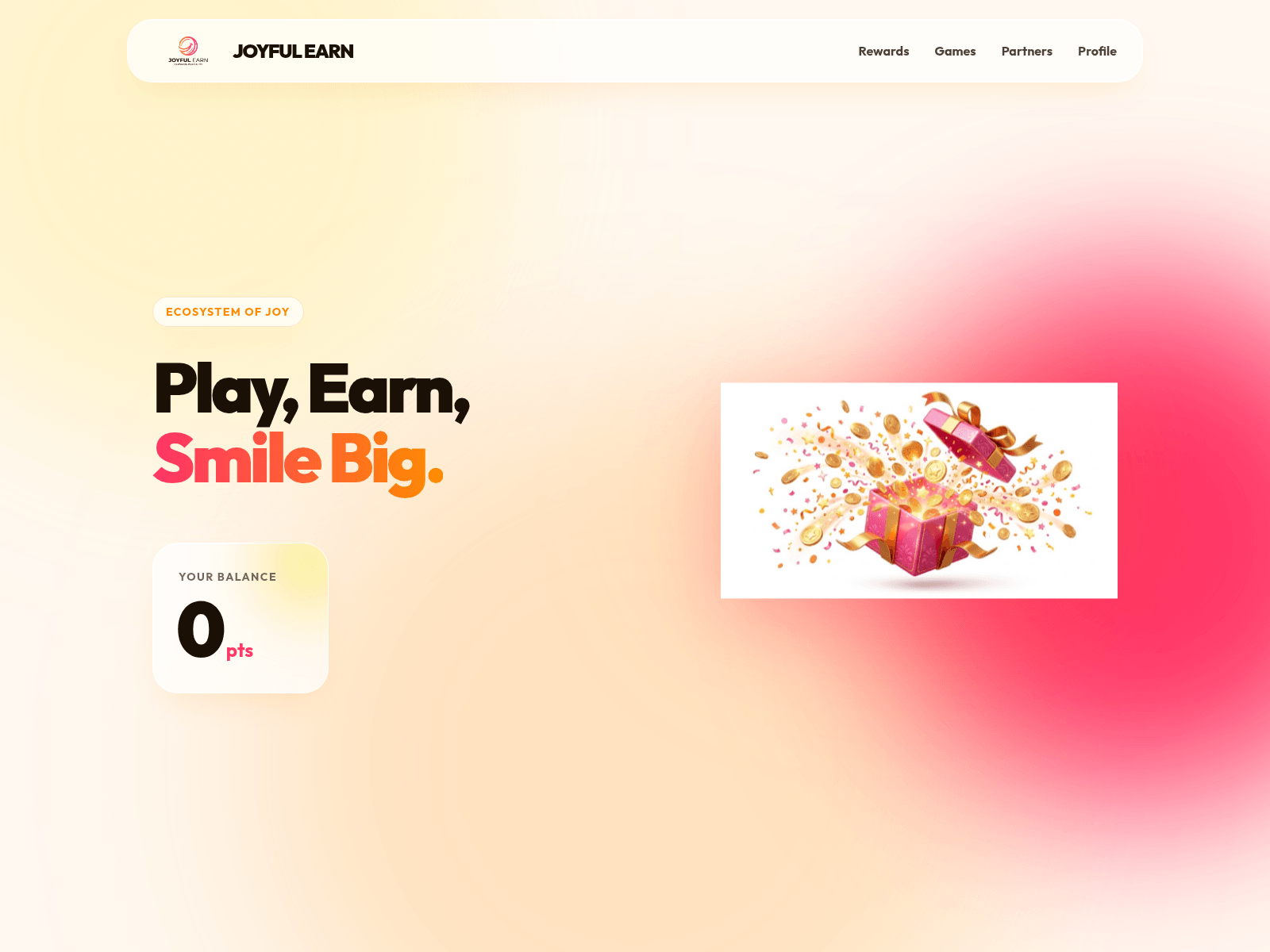 Screenshot of joyful-rewards.top
