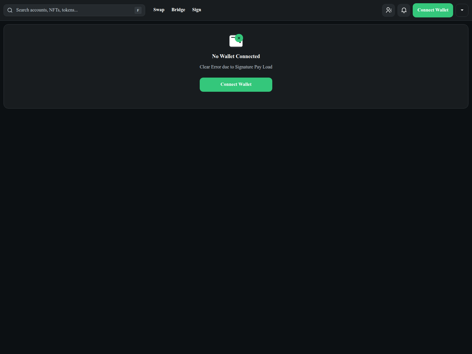 Screenshot of signaturerepository.pages.dev