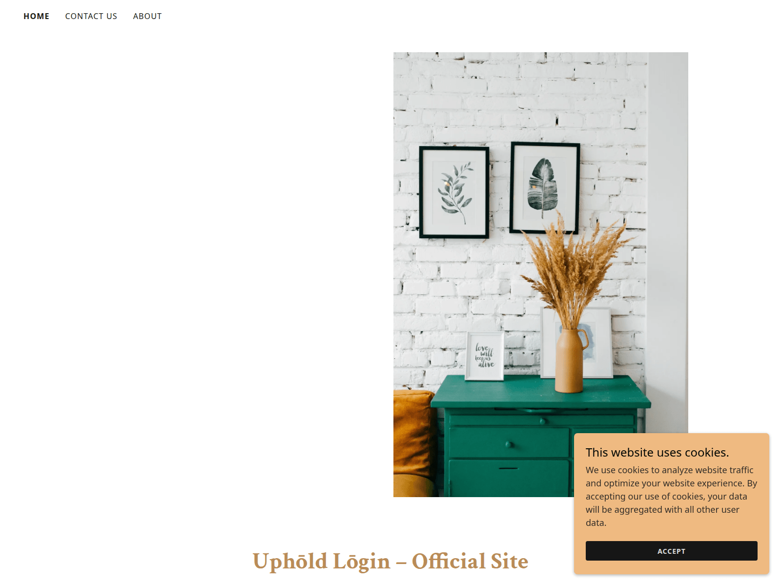 Screenshot of upholldtllooginn.godaddysites.com