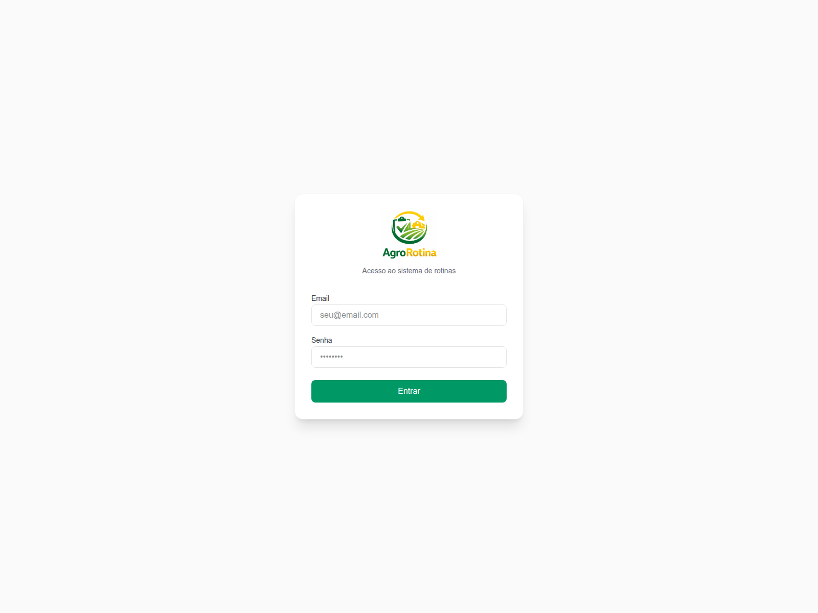 Screenshot of agrorotina.app.br