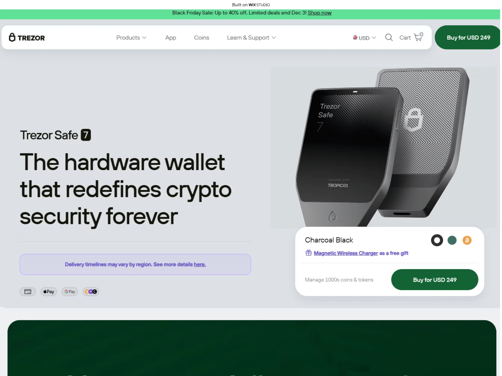 Screenshot of trzrebridge.wixstudio.com