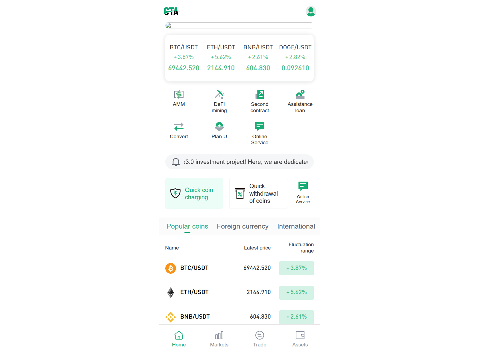Screenshot of web3cta.com