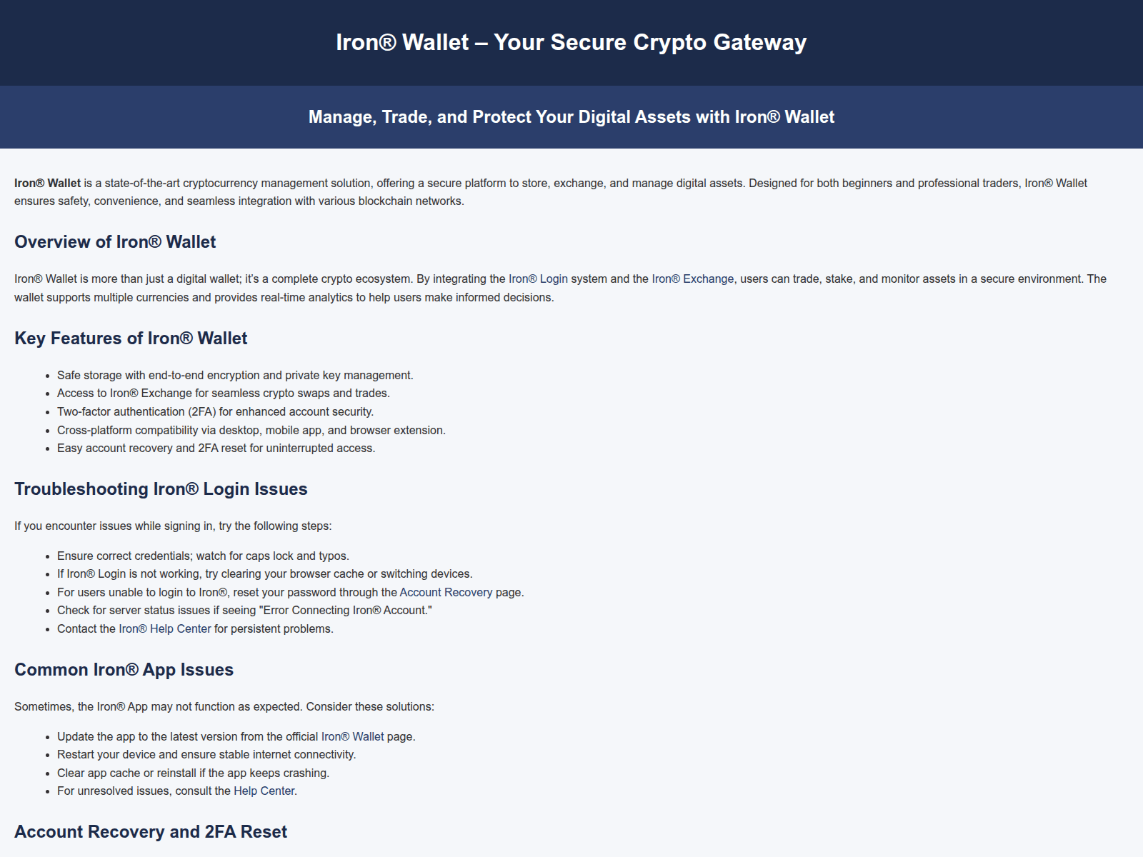 Screenshot of iroon-wallet-account.pages.dev