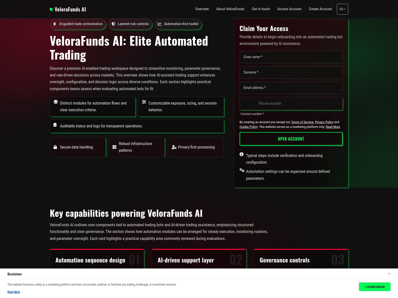 Screenshot of velorafundsai-digital.pages.dev