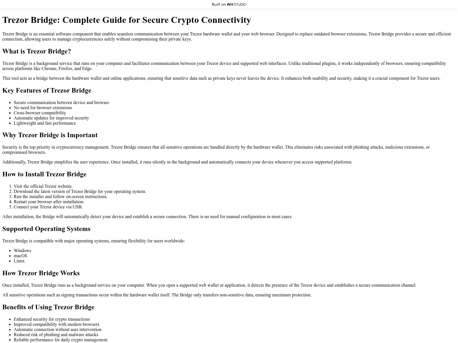 Screenshot of welbridge.wixstudio.com