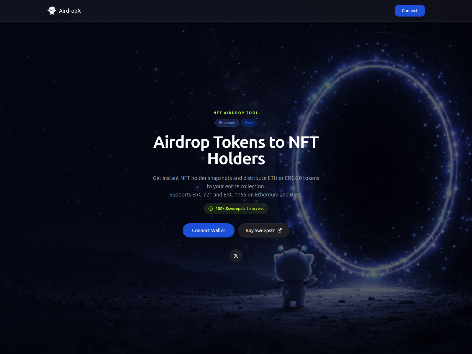 Screenshot of airdropx.tech