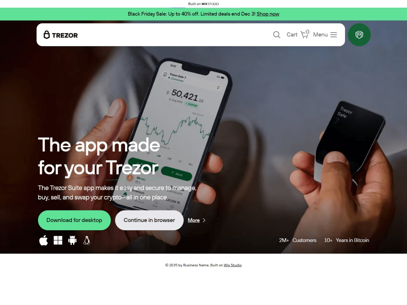 Screenshot of connect-suitee.wixstudio.com
