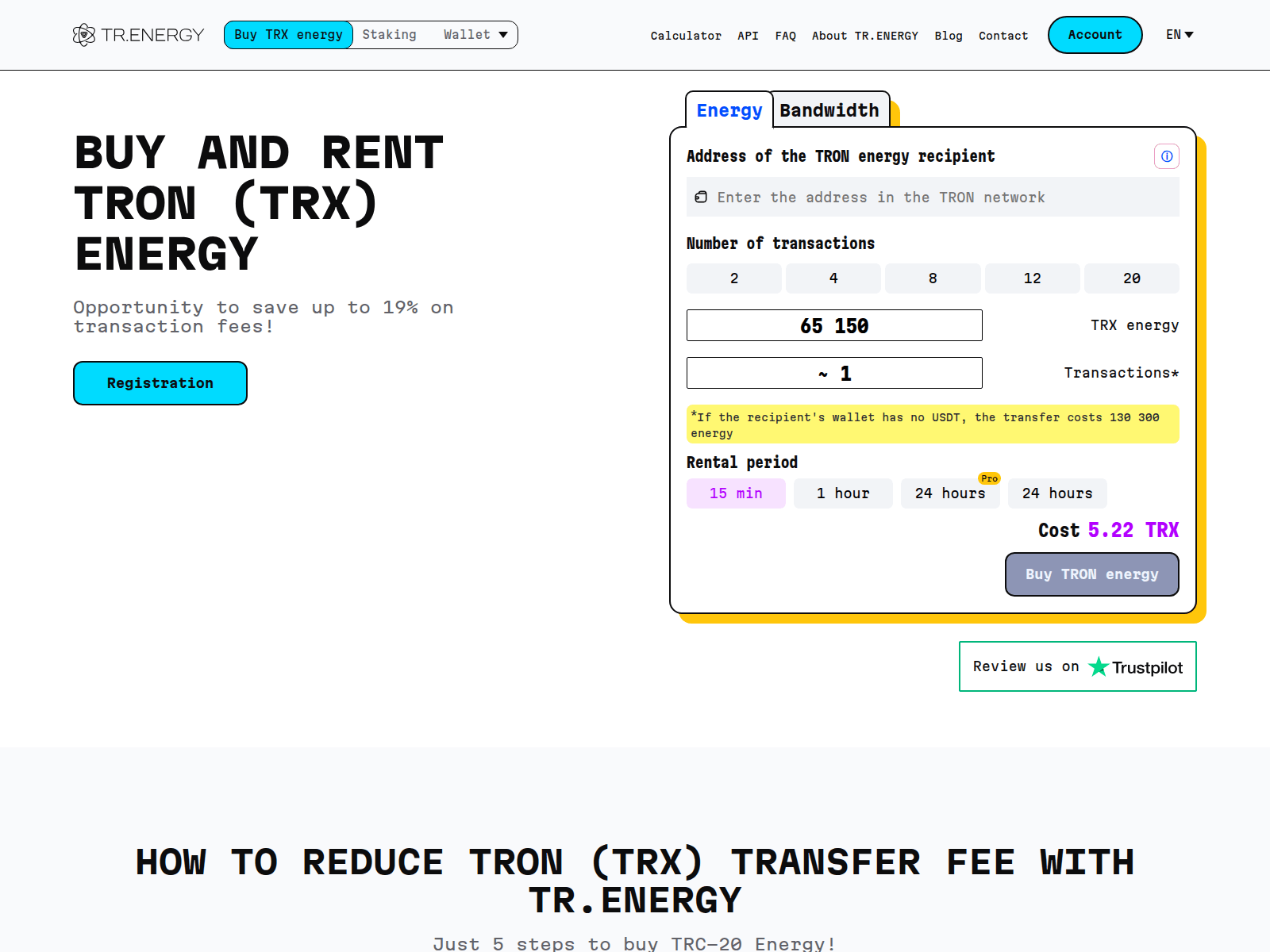 Screenshot of demodemo.tr.energy