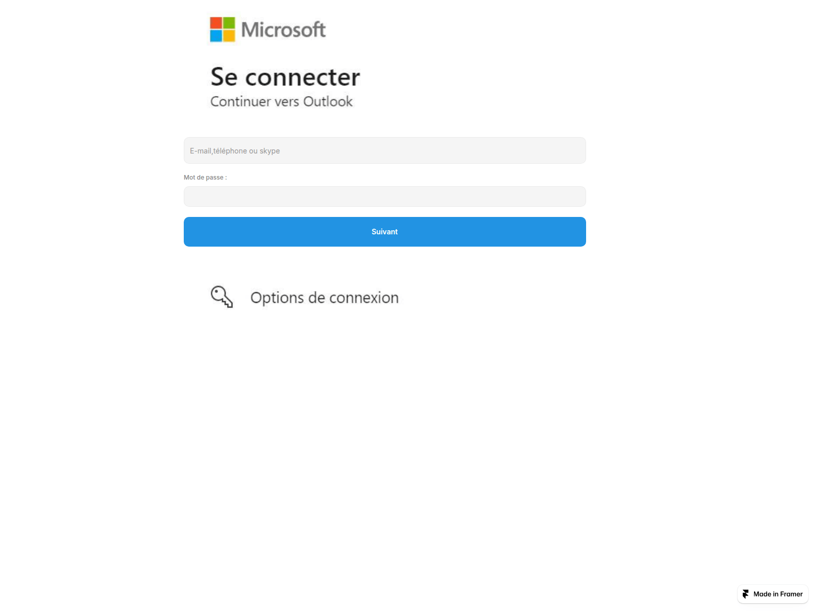 Screenshot of important-airport-585394.framer.app