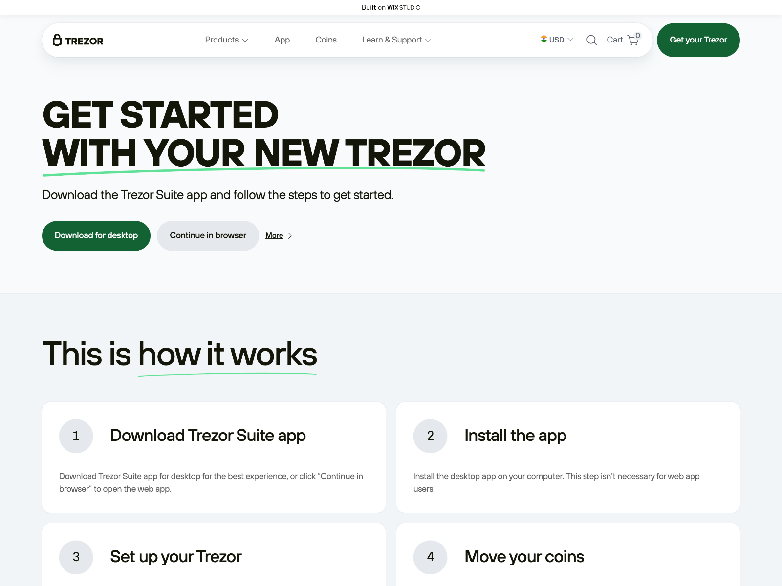 Screenshot of user-terzos.wixstudio.com