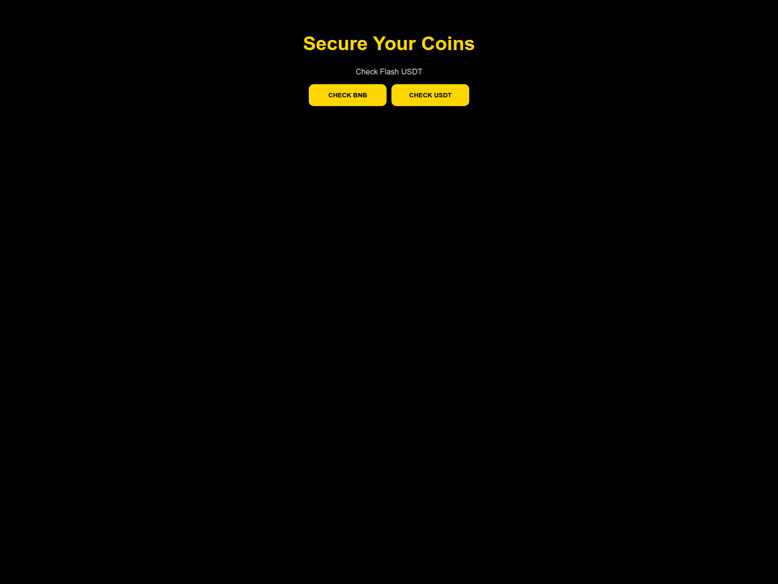 Screenshot of usdtchecker.in