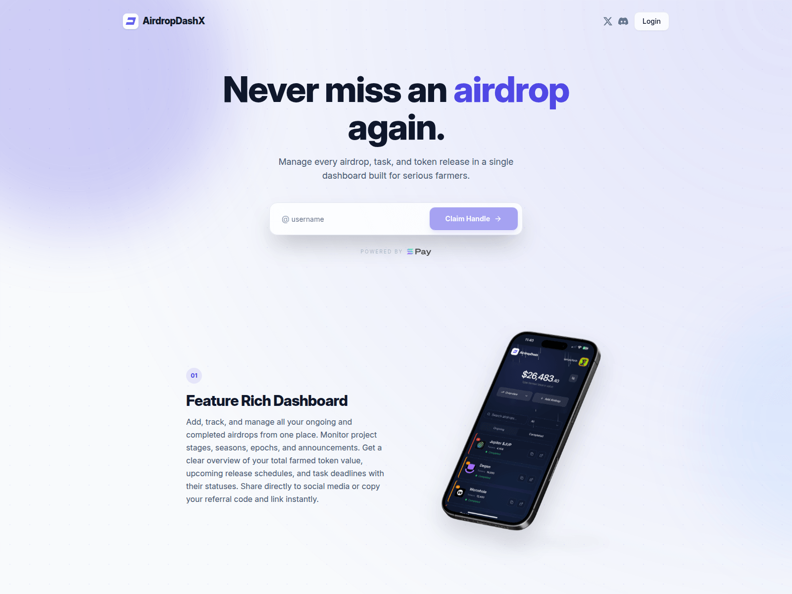 Screenshot of airdropdashx.com