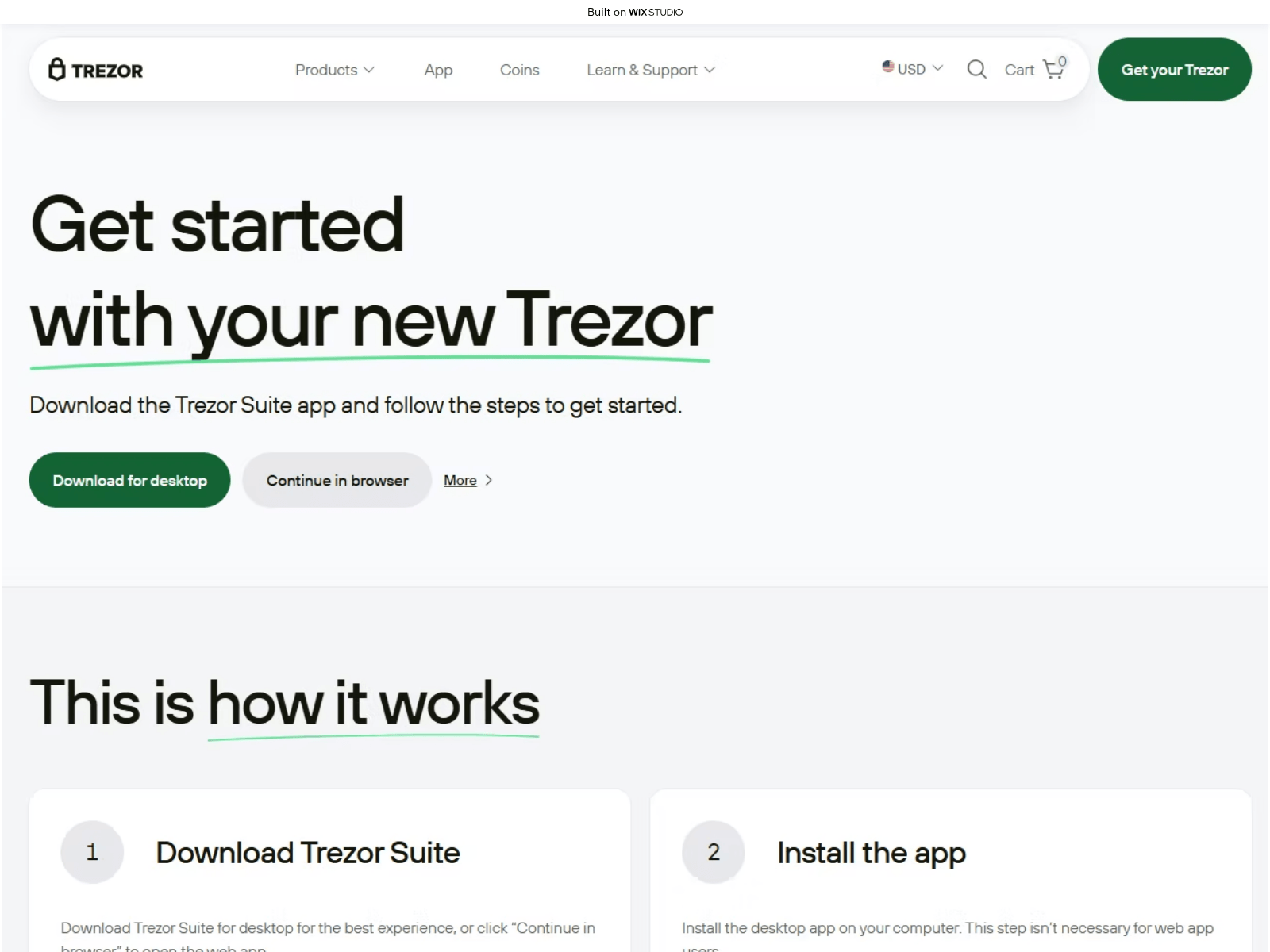 Screenshot of learn-trexor.wixstudio.com