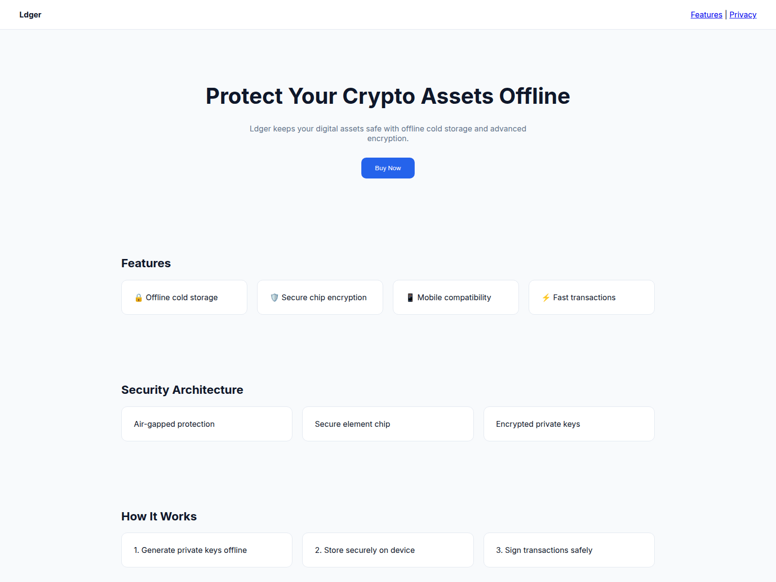 Screenshot of ldger.co.com