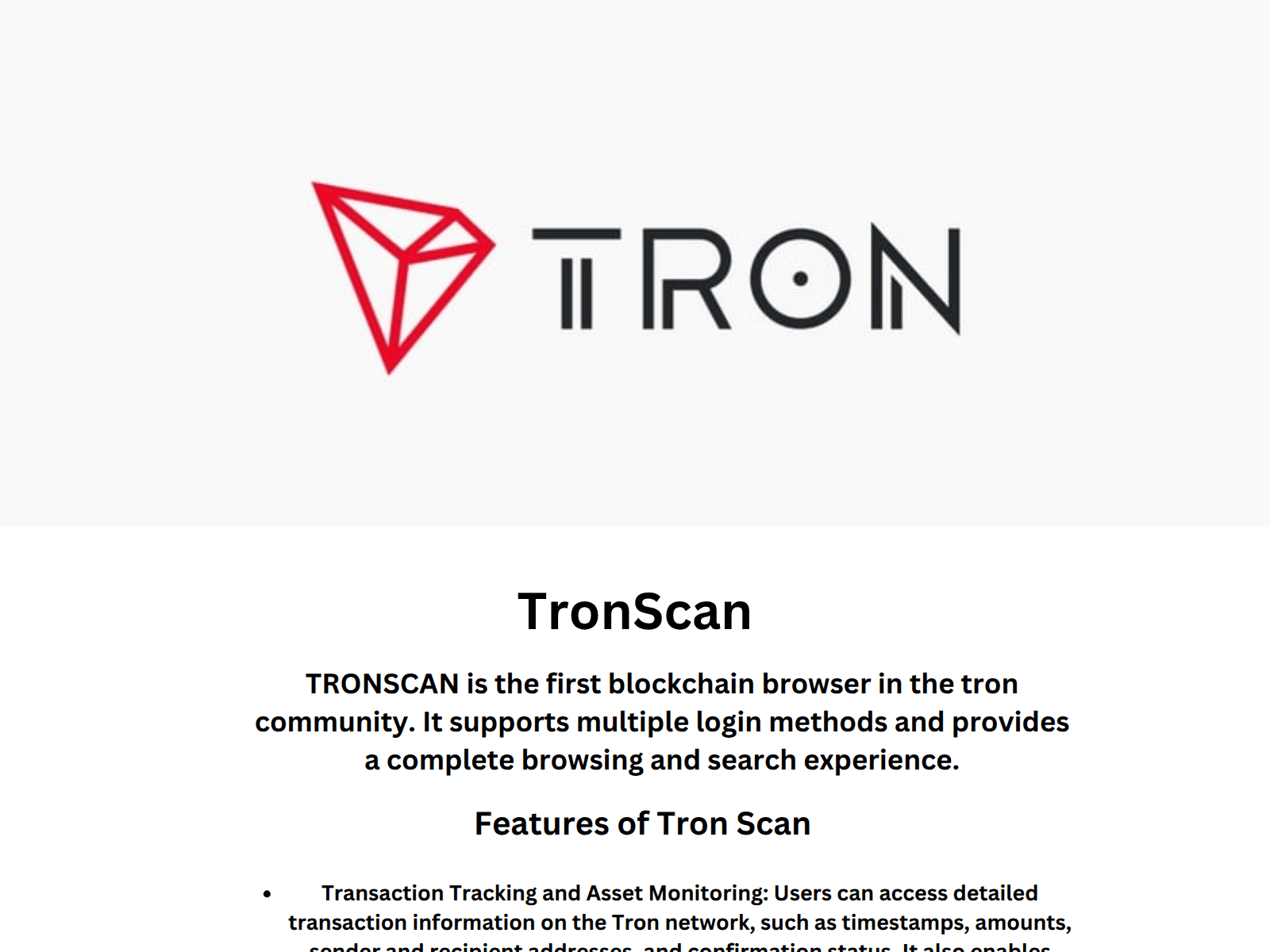 Screenshot of tronscan.my.canva.site