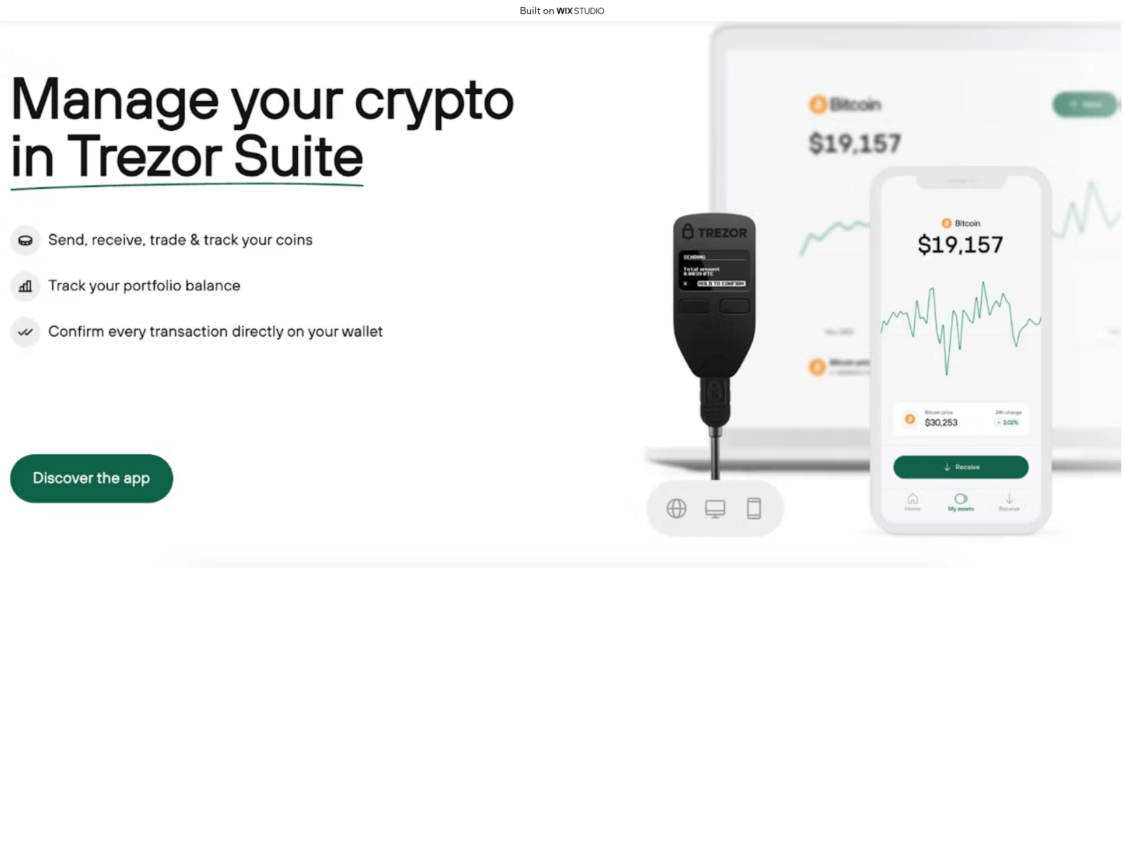 Screenshot of trezioosrt.wixstudio.com