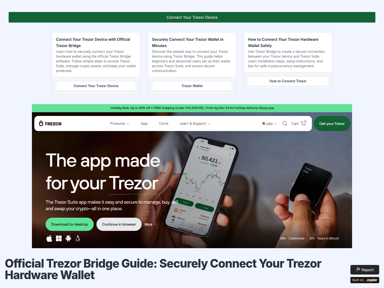 Screenshot of eng-bridge.zapier.app