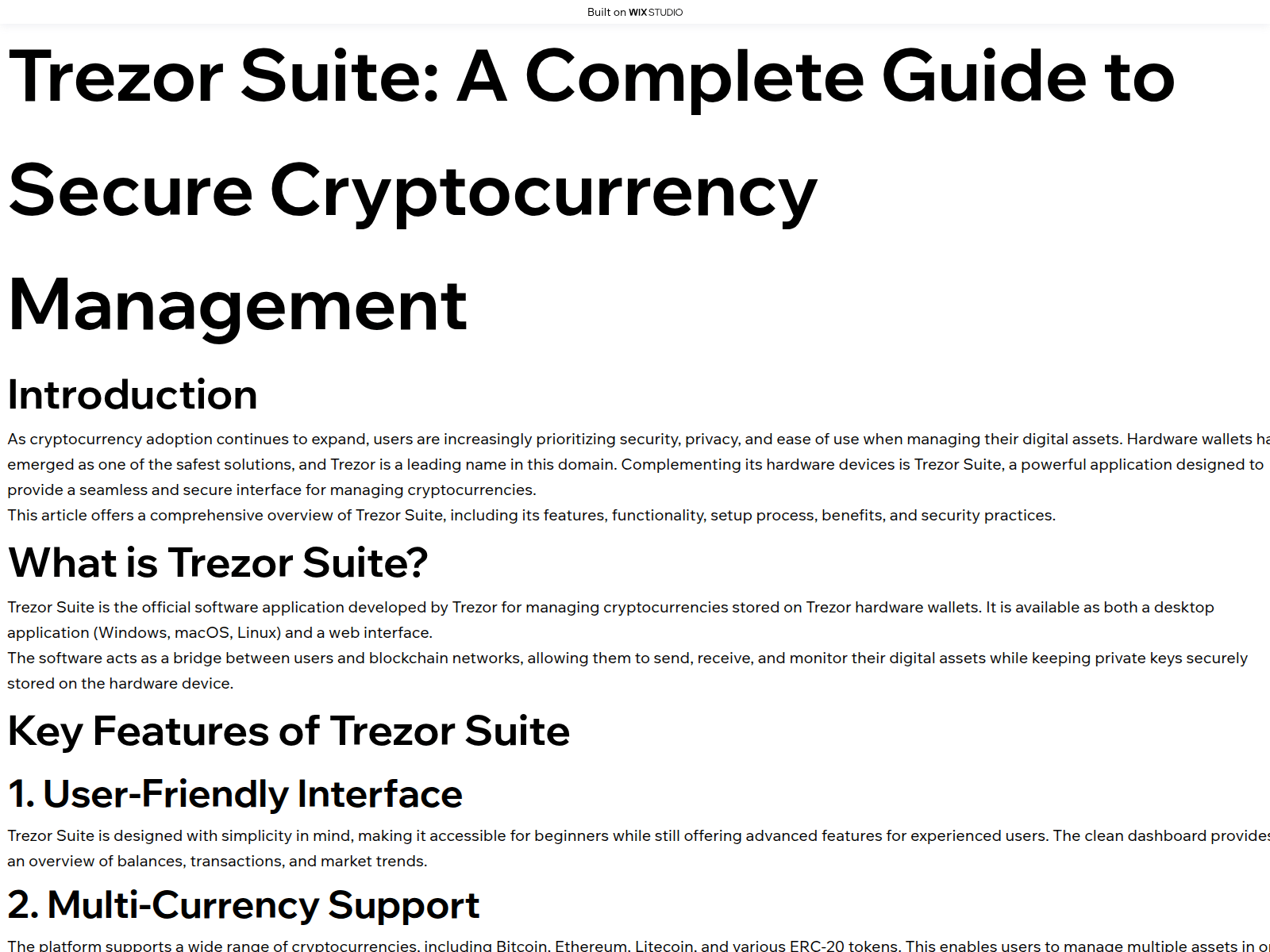 Screenshot of suiteapp-intro.wixstudio.com
