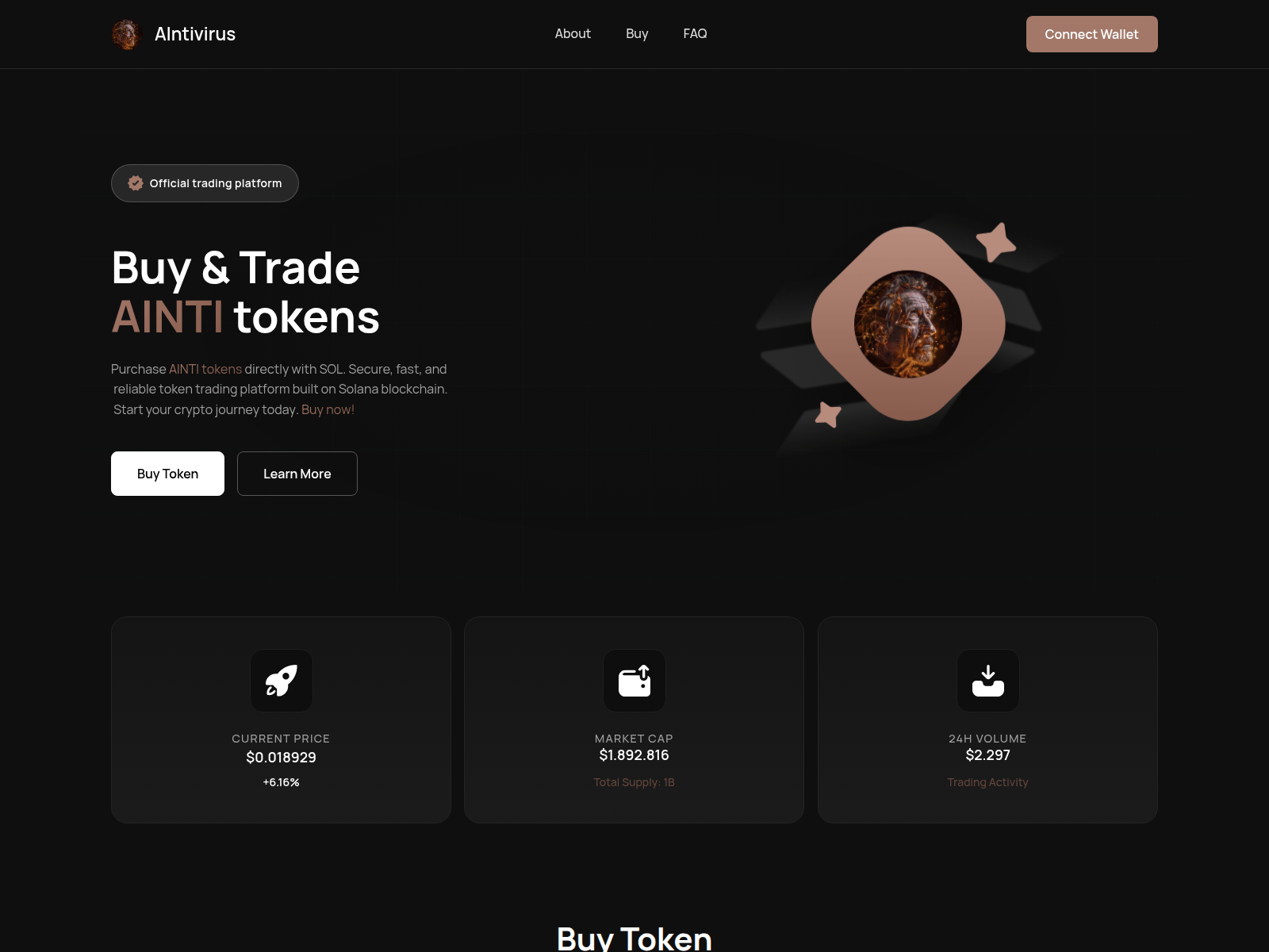 Screenshot of aintivirusmigration.world