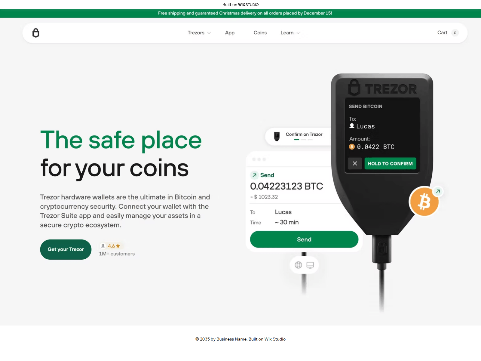 Screenshot of bridge-software.wixstudio.com