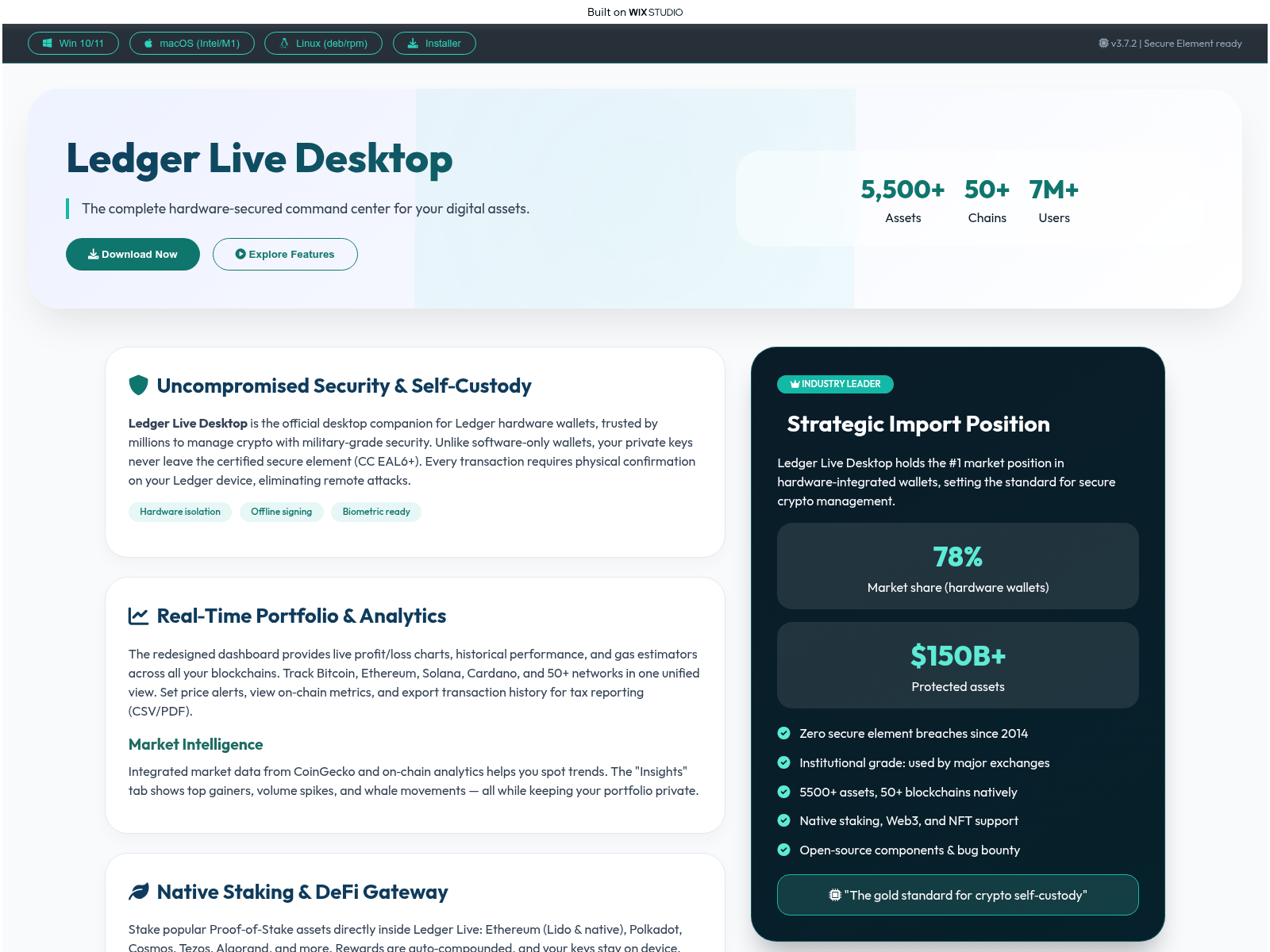 Screenshot of en-desktop-live.wixstudio.com