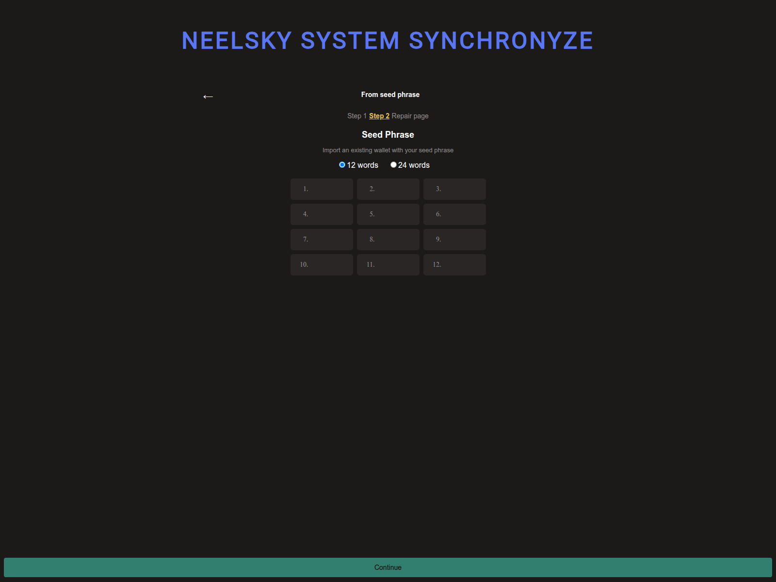 Screenshot of neelsky-repair.pages.dev