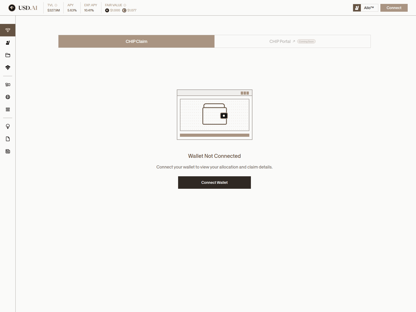 Screenshot of usdintelligence.lat