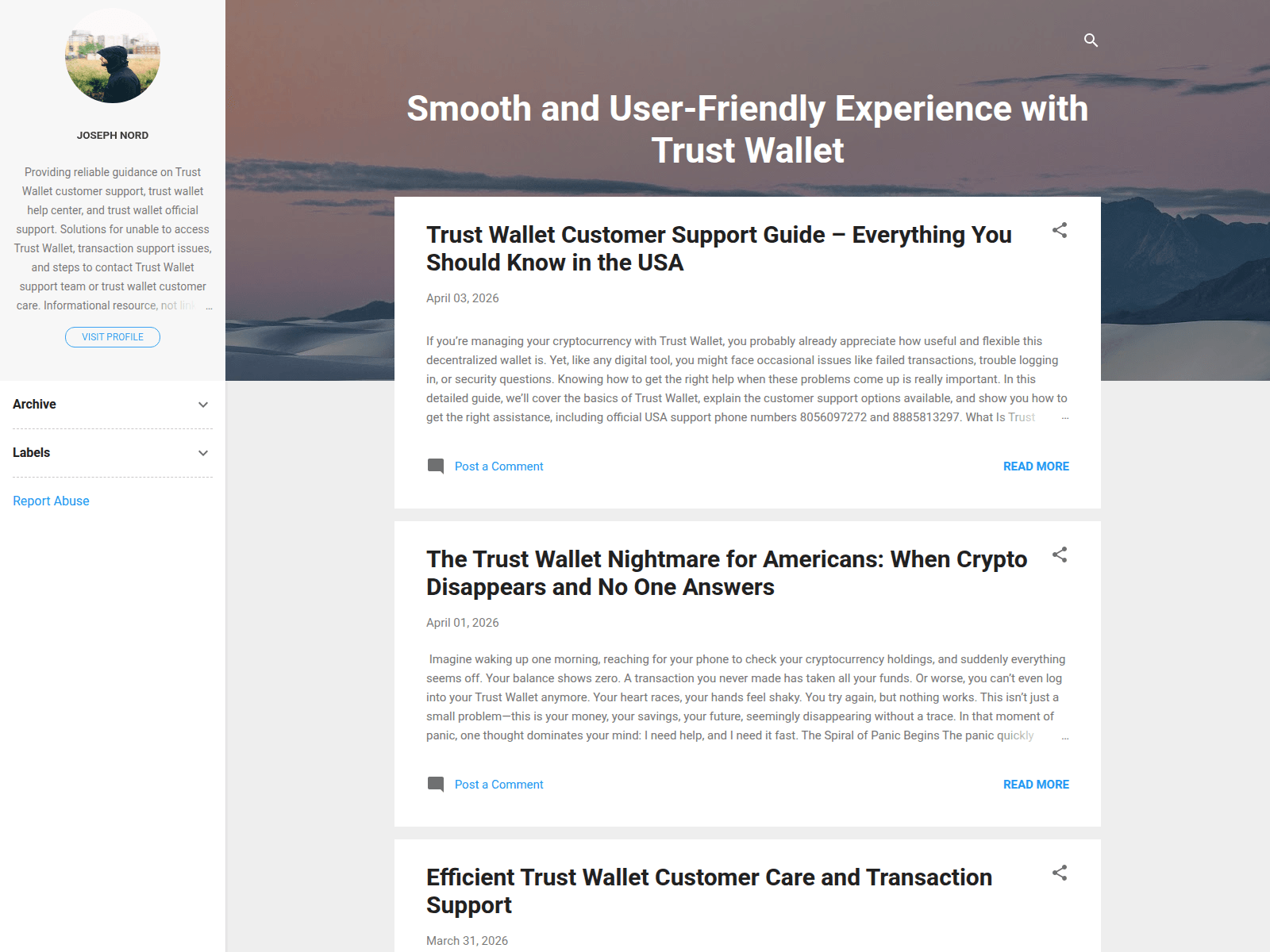 Screenshot of trust-vvallet-user-experience.blogspot.com