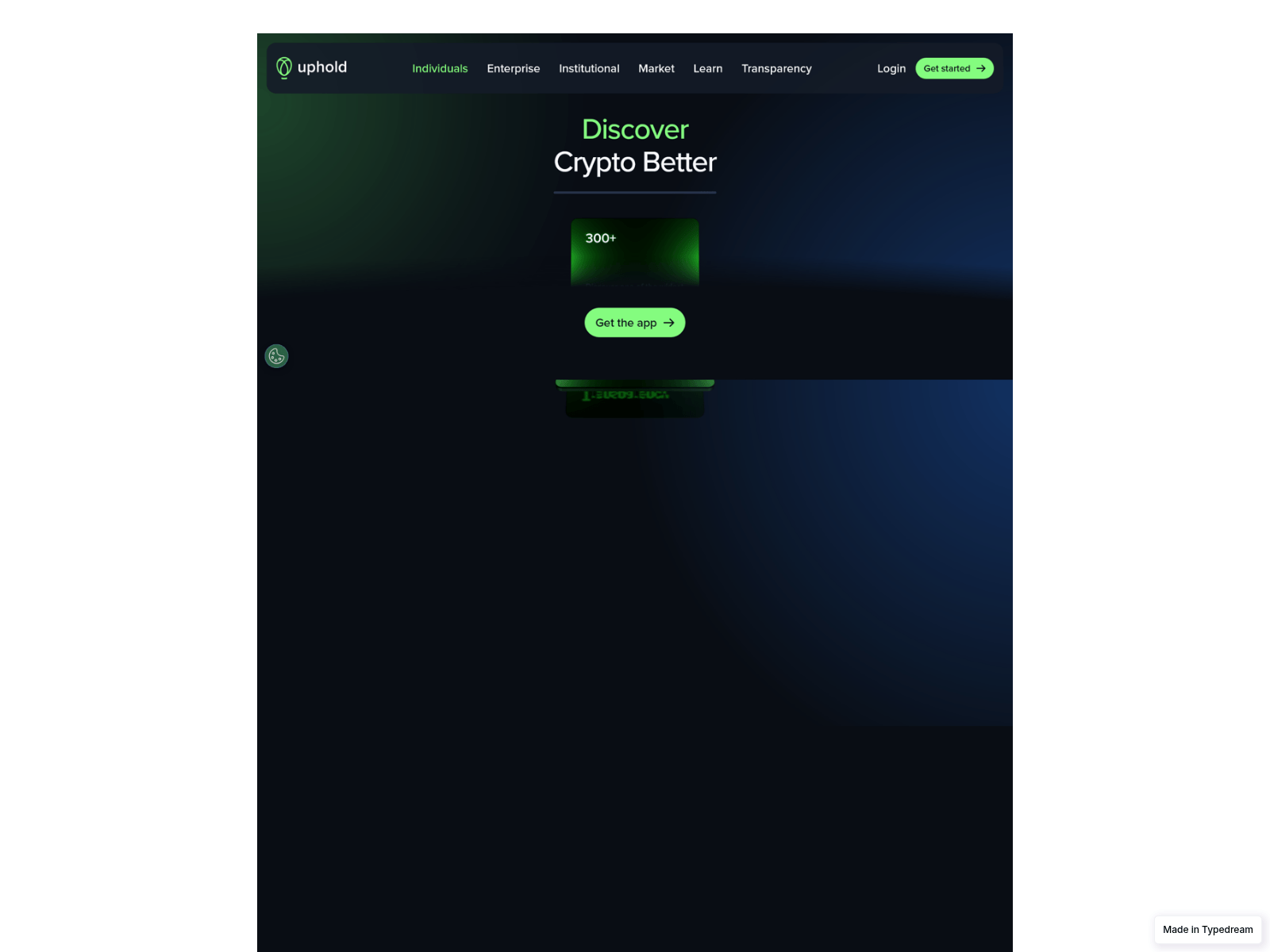 Screenshot of uphold-com-cd.typedream.app