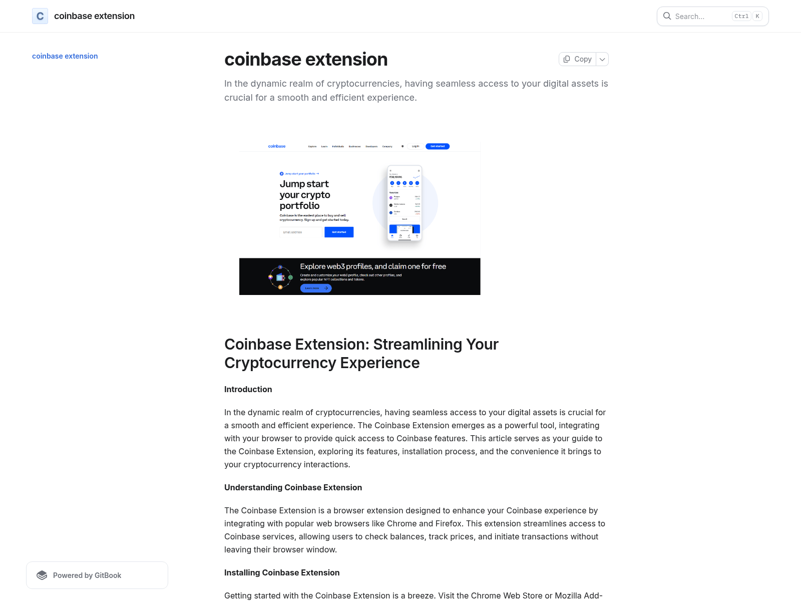Screenshot of coinbasuiuextension.gitbook.io