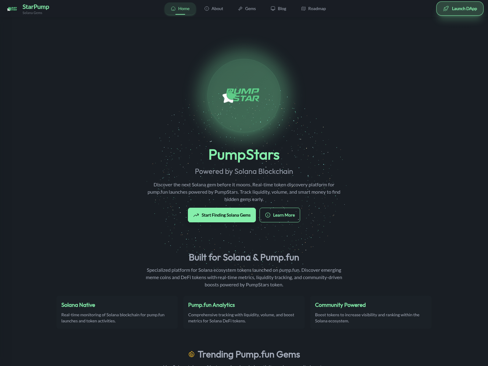 Screenshot of star-pump.pages.dev