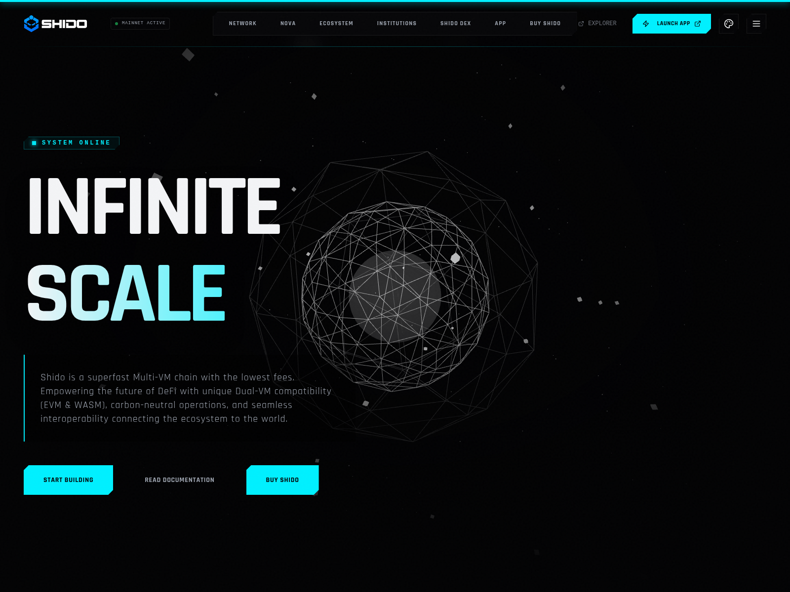 Screenshot of shidowallet.io
