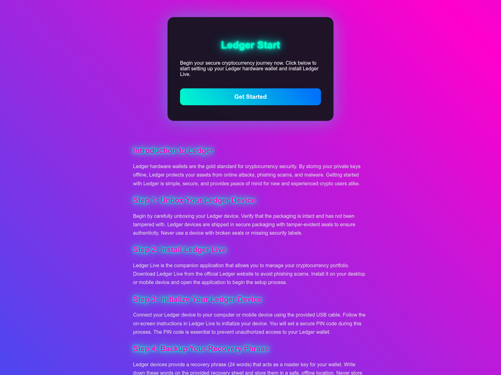 Screenshot of legor-start-guides.pages.dev