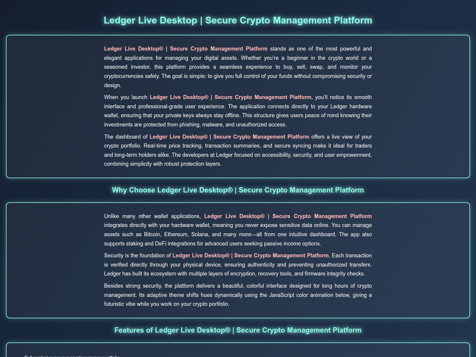 Screenshot of x-ldgr-hub-dekstop.pages.dev