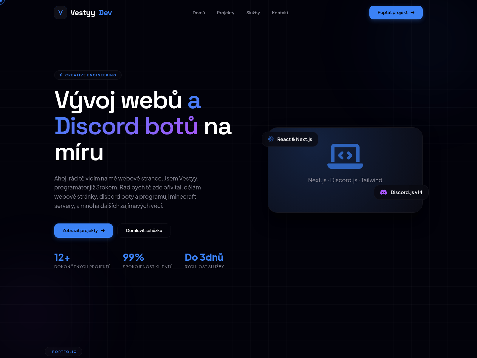 Screenshot of vestyydev.pages.dev