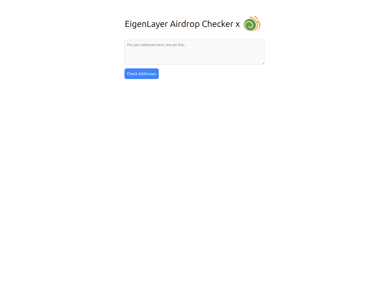 Screenshot of eigenlayer-checker.web.app
