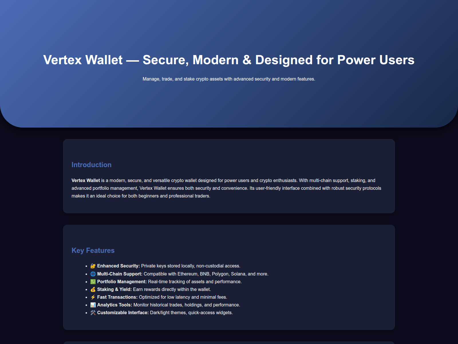 Screenshot of support-io-vetexx-wallet.pages.dev