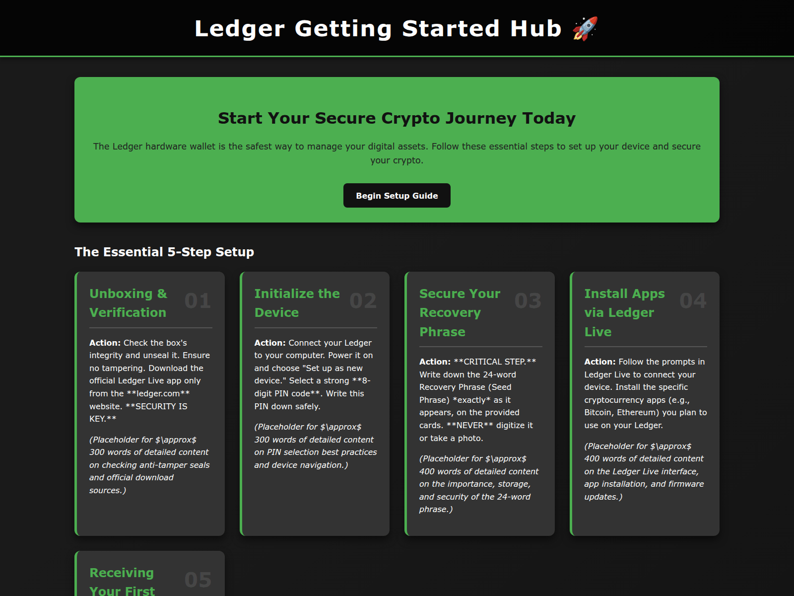 Screenshot of view-e-start-ledgor-io.pages.dev