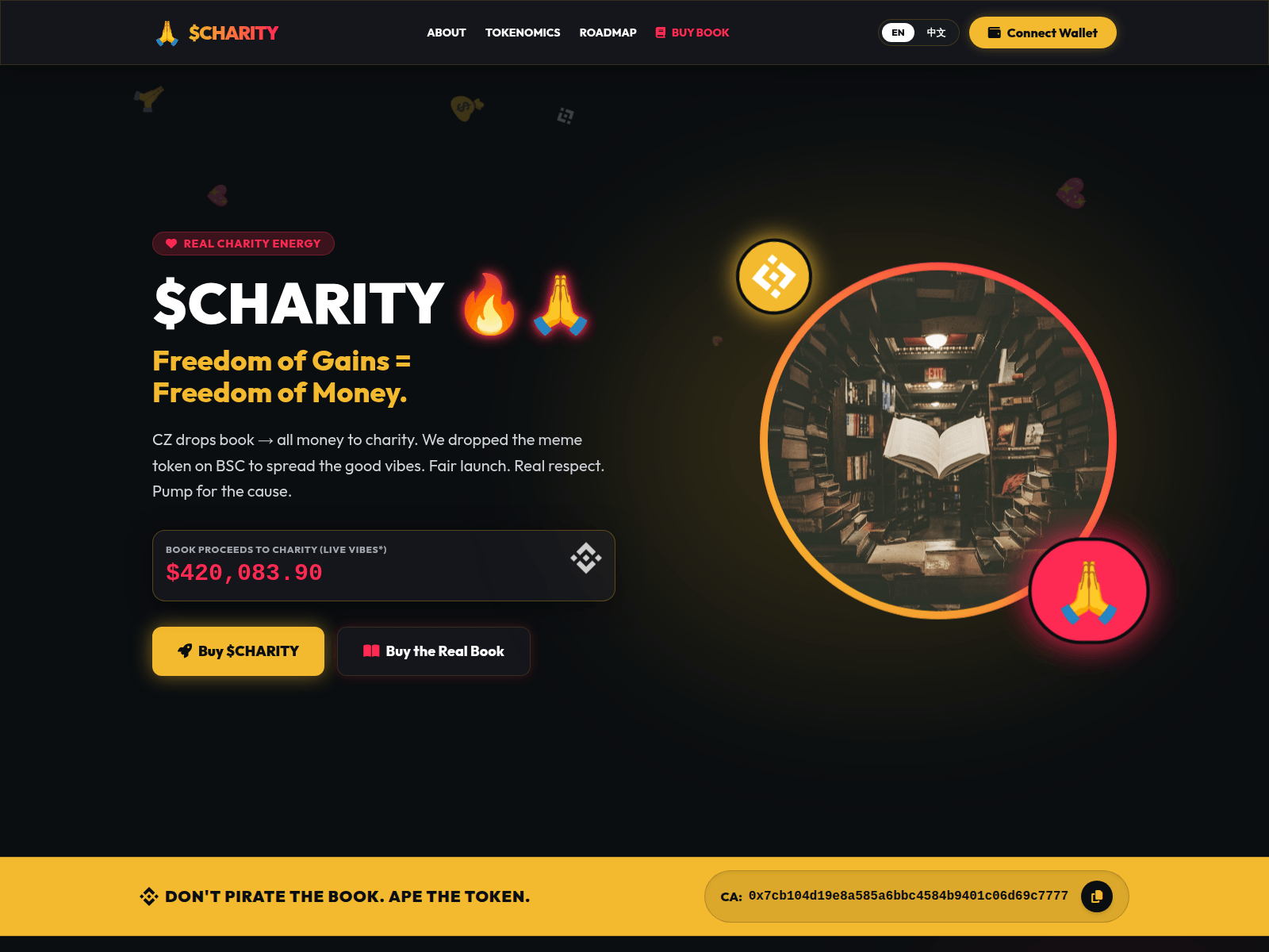 Screenshot of www.charityogcoin.top