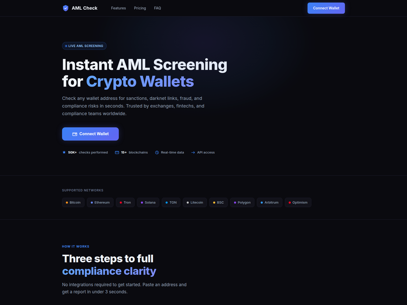 Screenshot of amlcrypto.info
