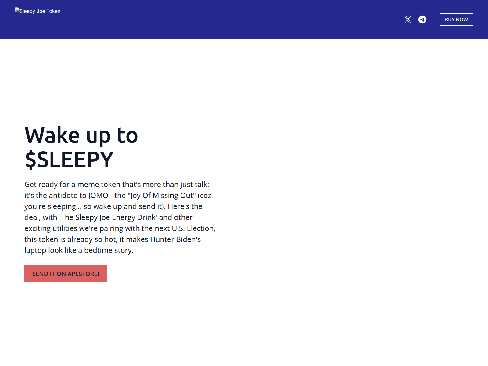 Screenshot of sleepyjoe.pages.dev