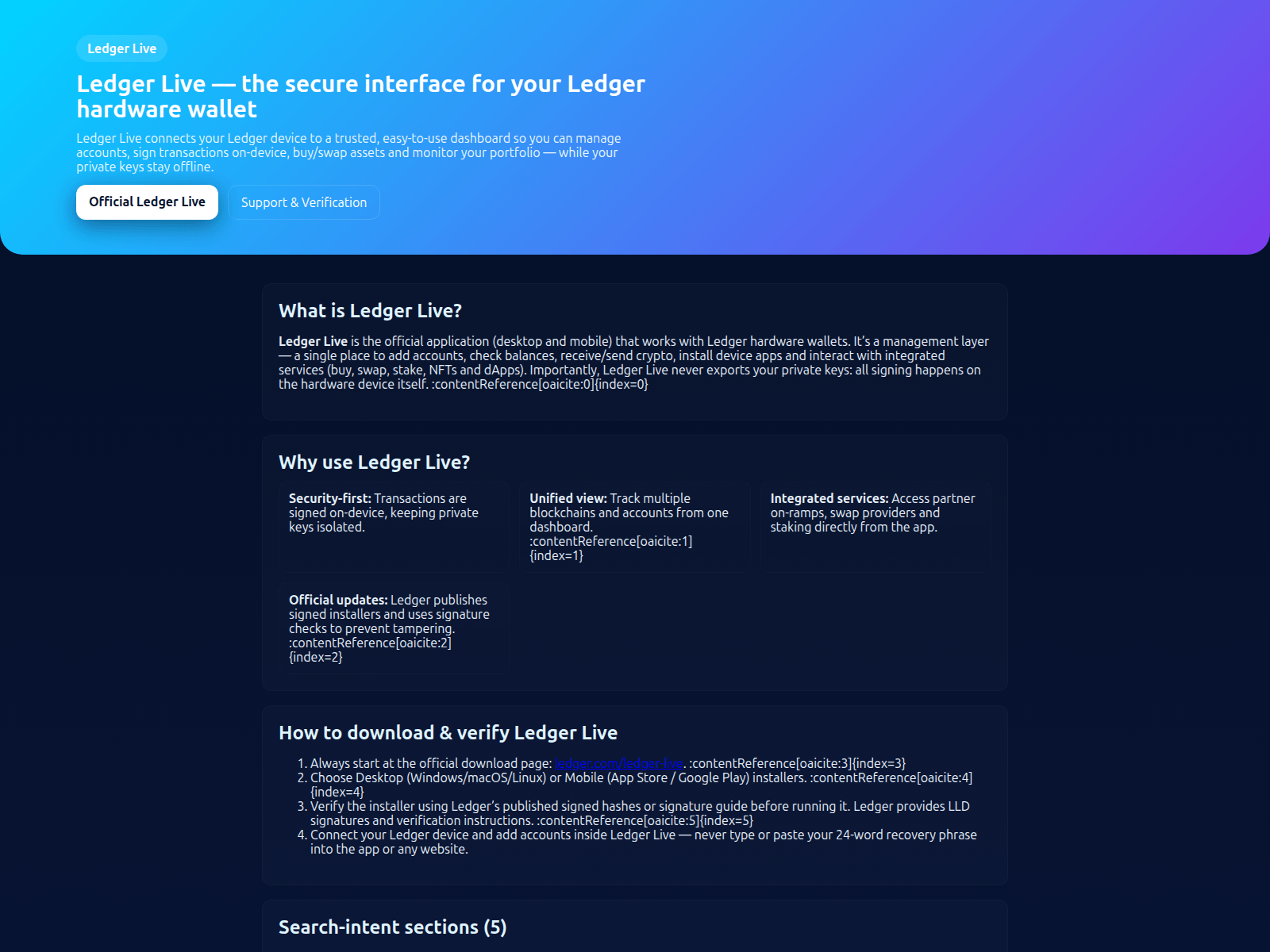 Screenshot of ledgelive-eu.pages.dev