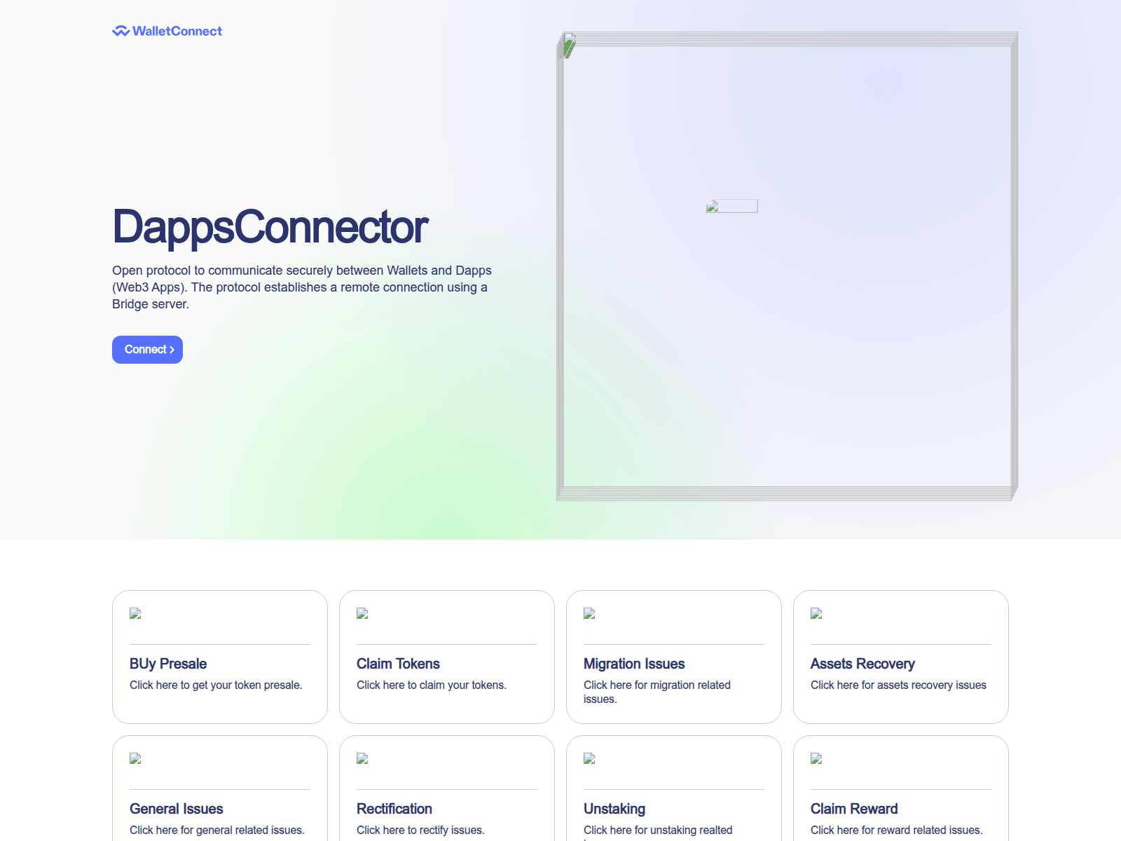 Screenshot of autoclaimtokentoken.pages.dev