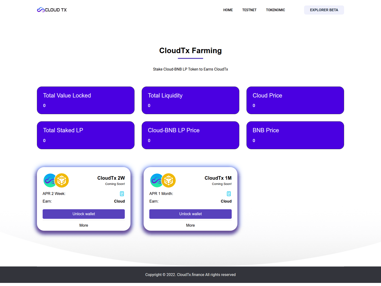 Screenshot of cloudtxfarm.pages.dev