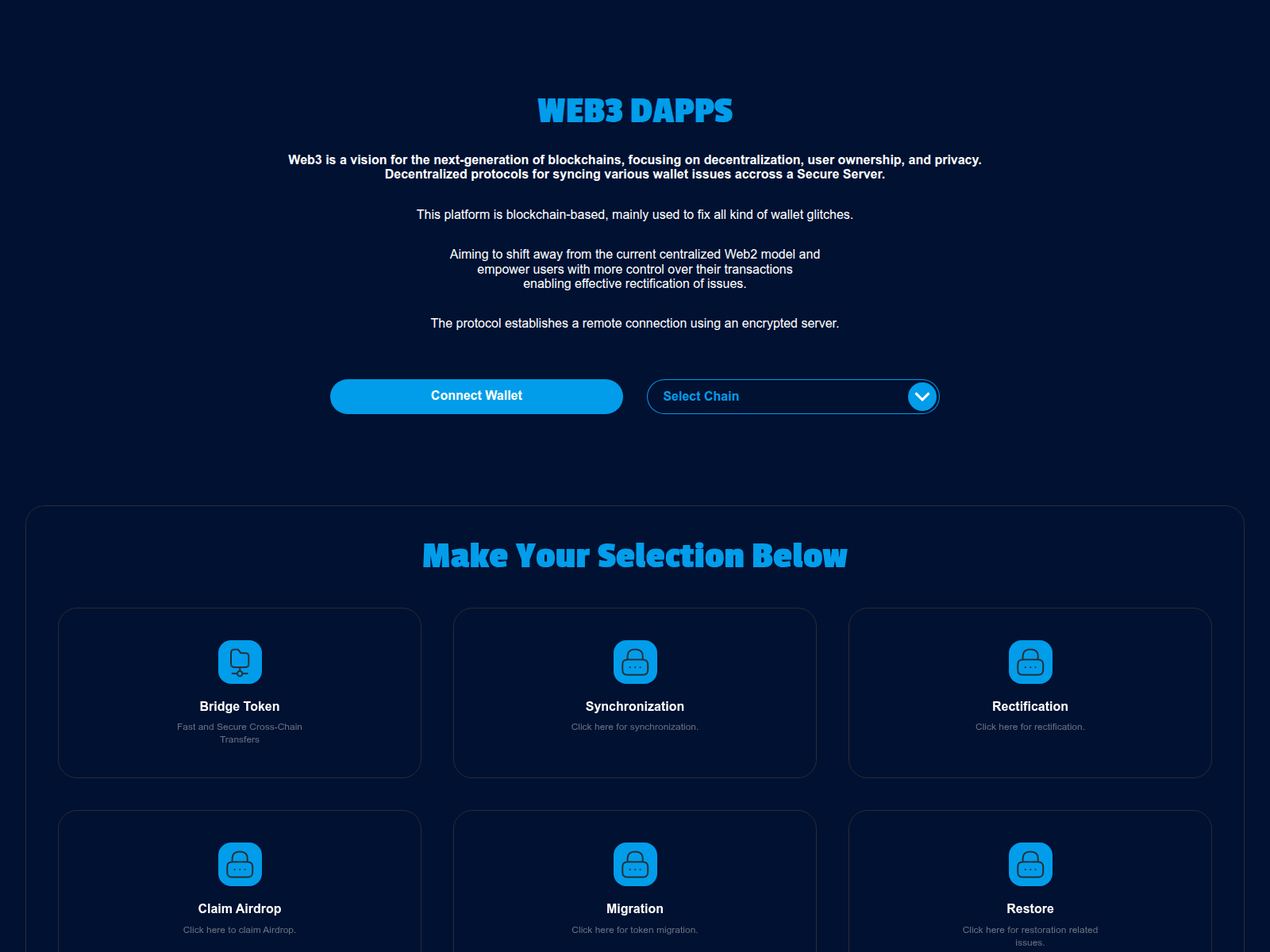 Screenshot of w3dapps.site